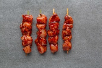 Oriental Chicken Kebabs