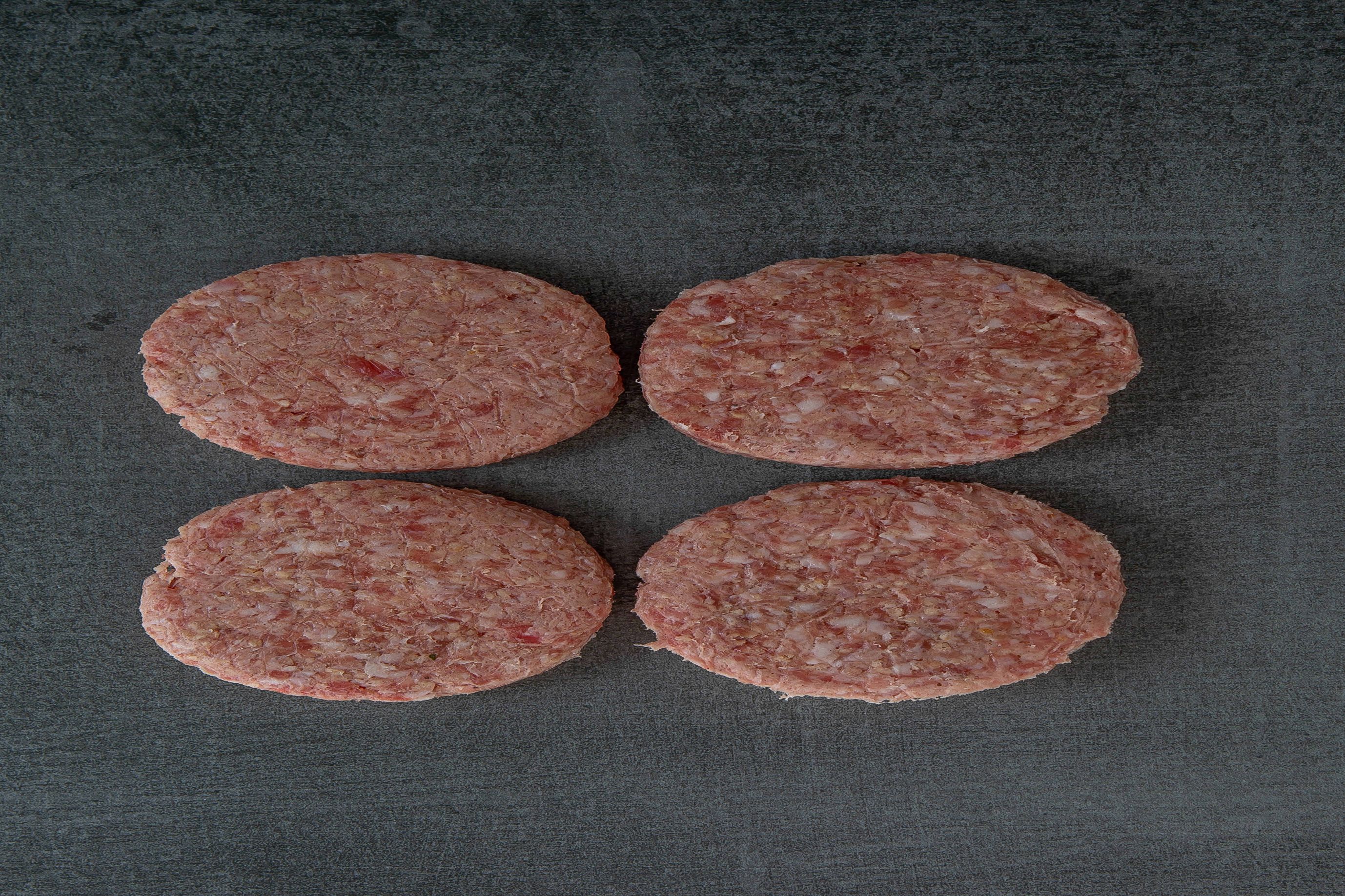 Pork & Apple Burgers