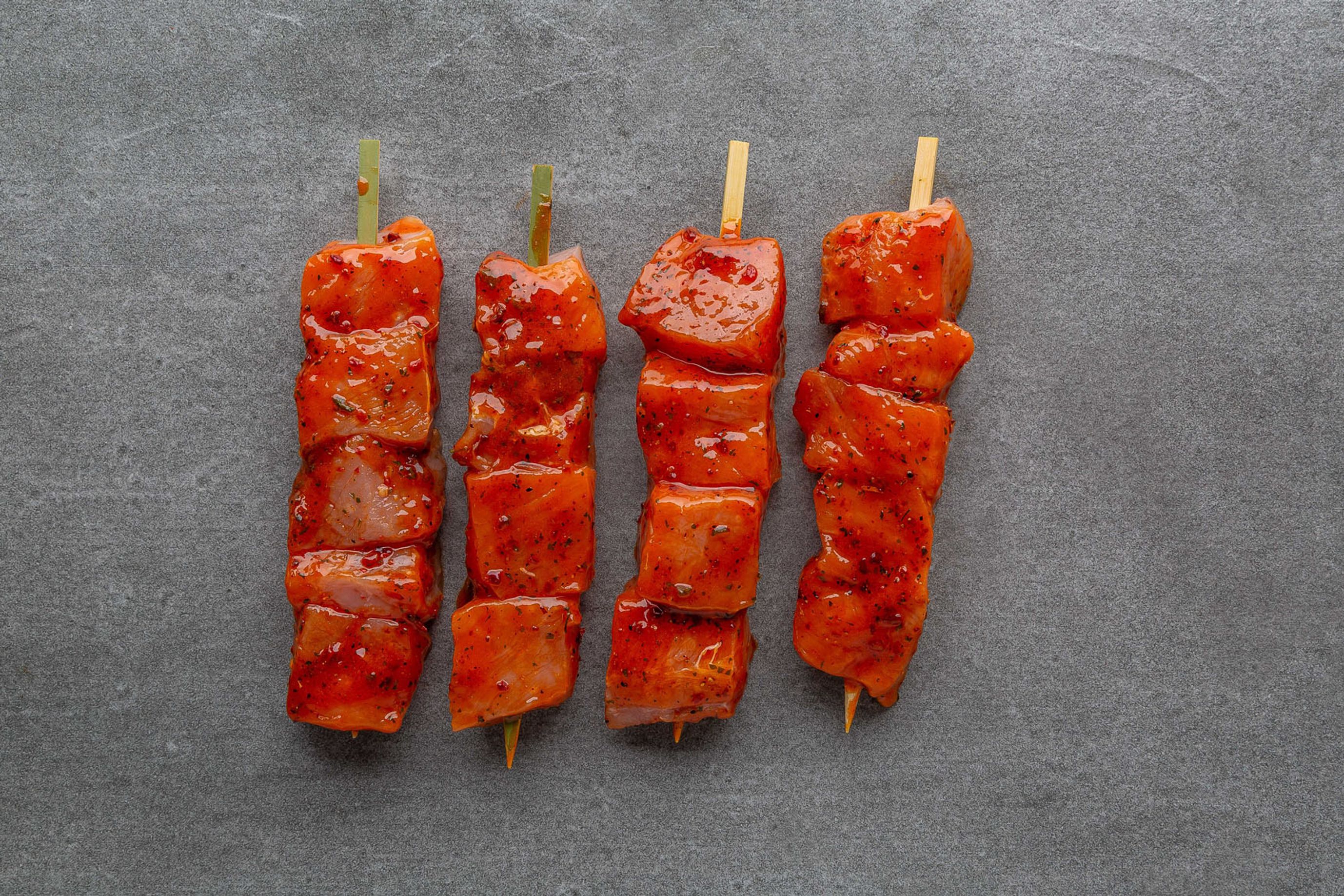 pork kebabs
