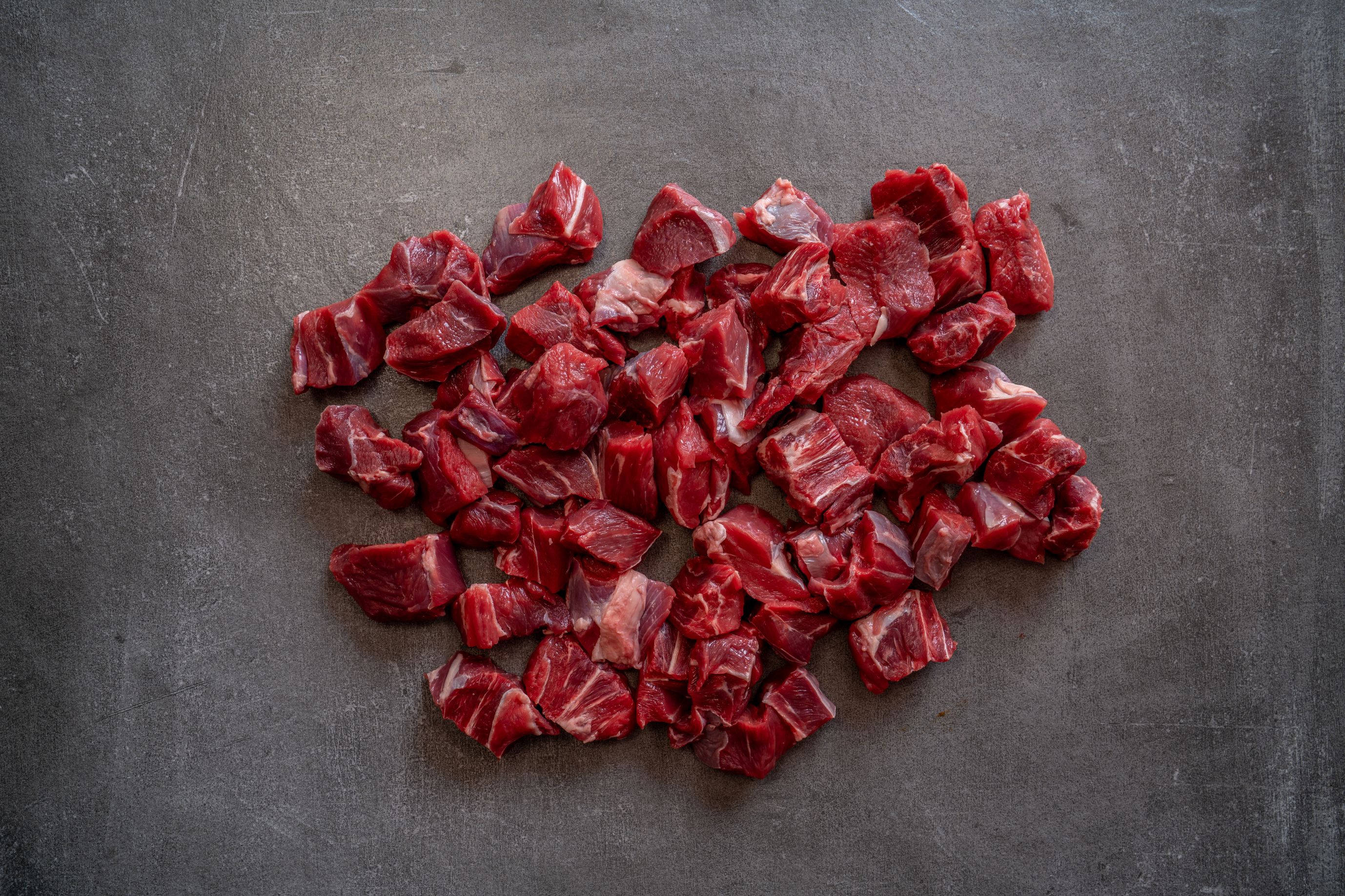 diced shin of beef