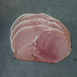Smoked ham sliced