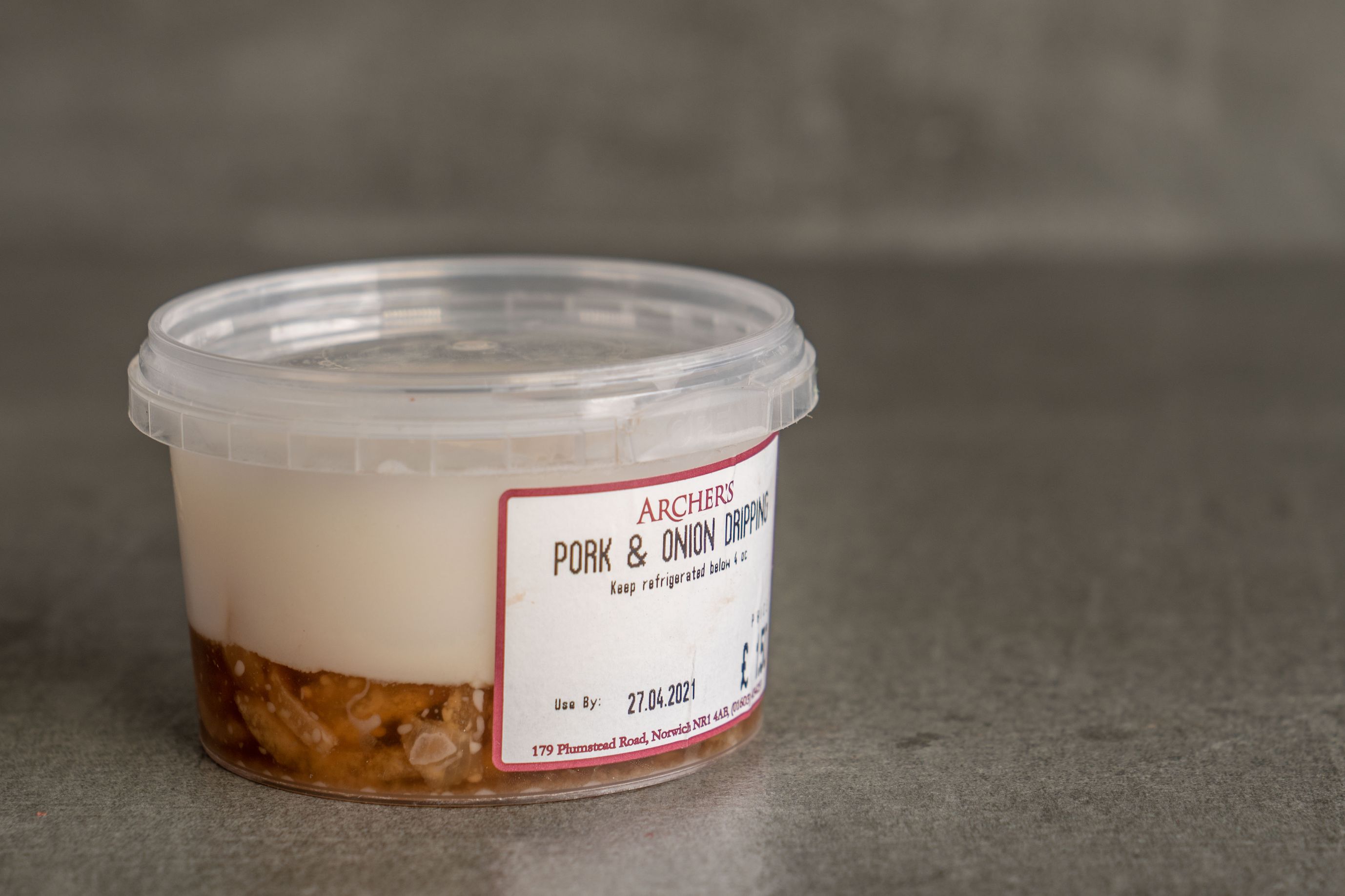 pork & onion dripping