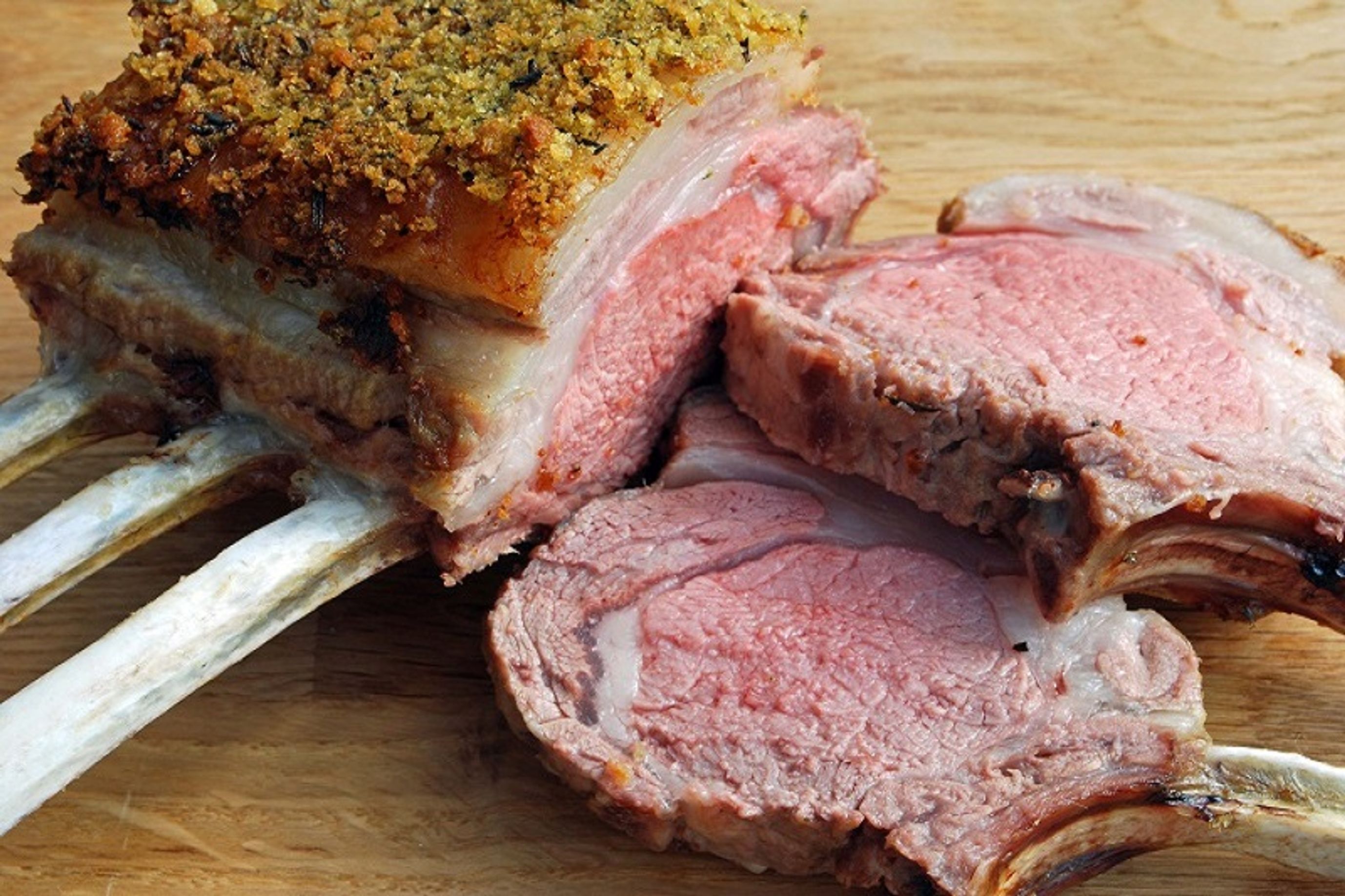 herb crusted rack of lamb