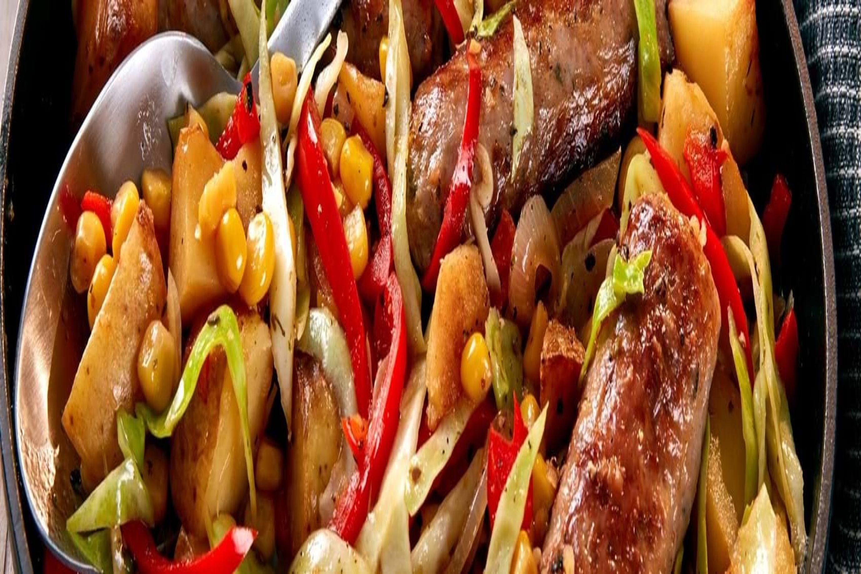 One Pot Sausage Braise